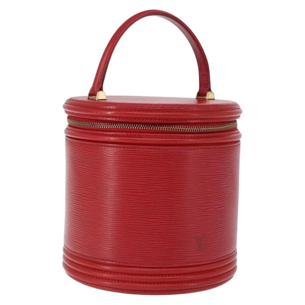 Louis Vuitton Epi Cannes Handbag Red